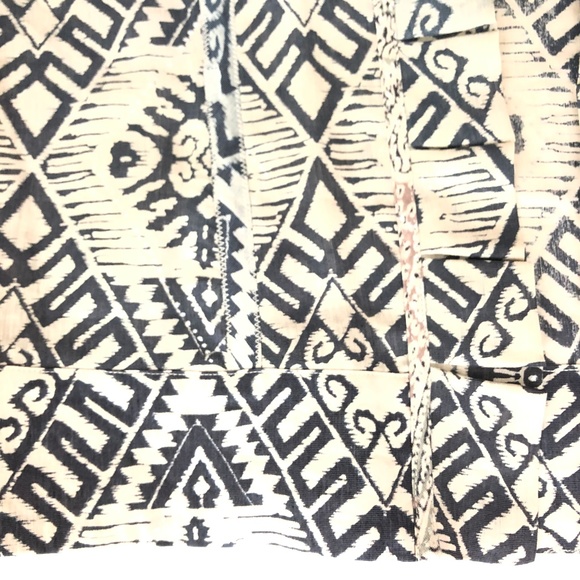 Chico's 1 Kaki Pattern Open Jacket Multi - Picture 6 of 8